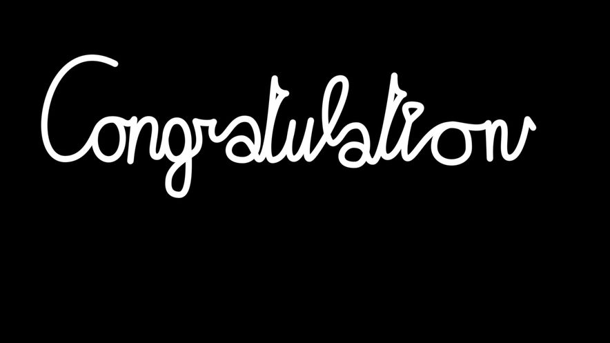 Congratulations asshole